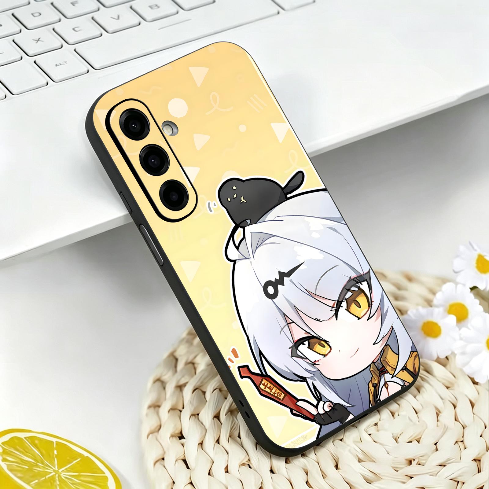 Computer Case - Zenless Zone Zero Yixuan、Samsung A57、A56、A37、A27、A17、A36、A26、A55、A35用、ブラックマットソフトケース