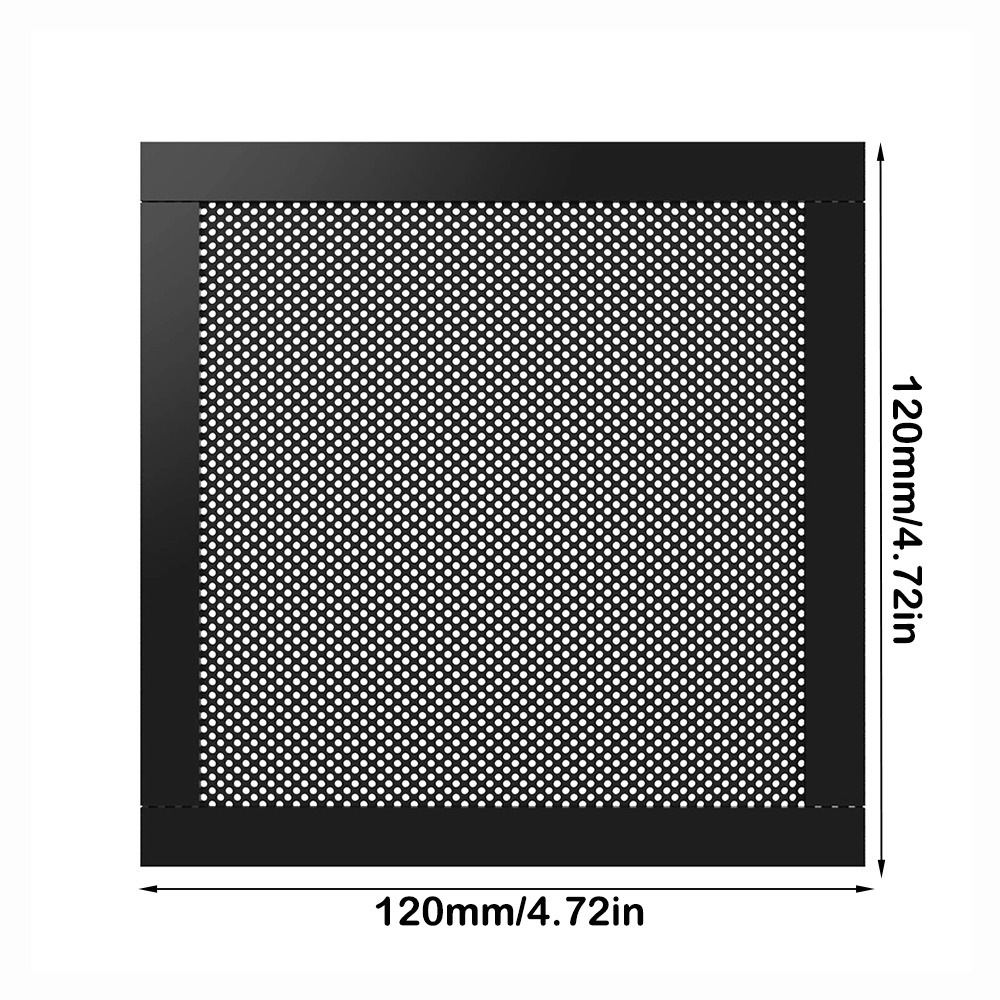 Dust Filter Pc - 新しいPVC製防塵フィルターカバー、磁石付きフレーム、ブラック、PCクーラーフィルター、120mm/140mm、コンピューターファン用グリル、コンピューターコーラーファン