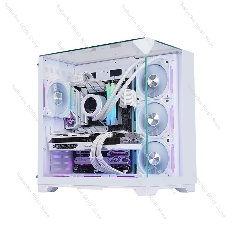 ATXゲーミングPCケース パノラマ強化ガラス 7ファン対応 - Atx Case のレビューと価格