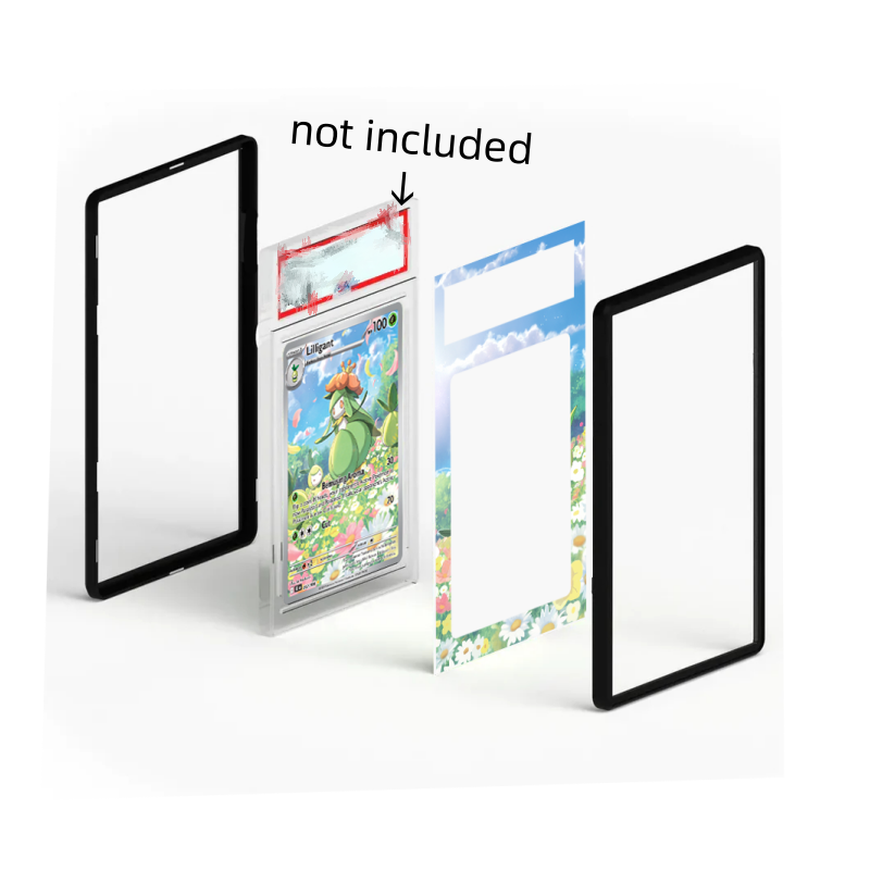 アクリル製、磁石付き、段階的な色合いのカードディスプレイケー - Case Fans のレビューと価格