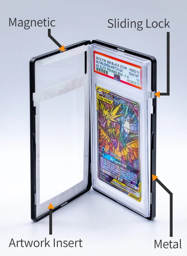 アクリル製、磁石付き、段階的な色合いのカードディスプレイケー - Case Fans のレビューと価格