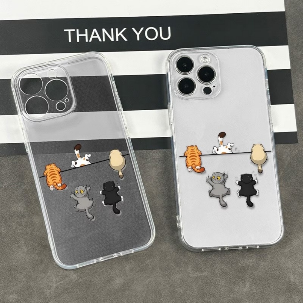 5匹のかわいい猫柄のスマホケース iPhone 11 12  - Mini Pc Case のレビューと価格