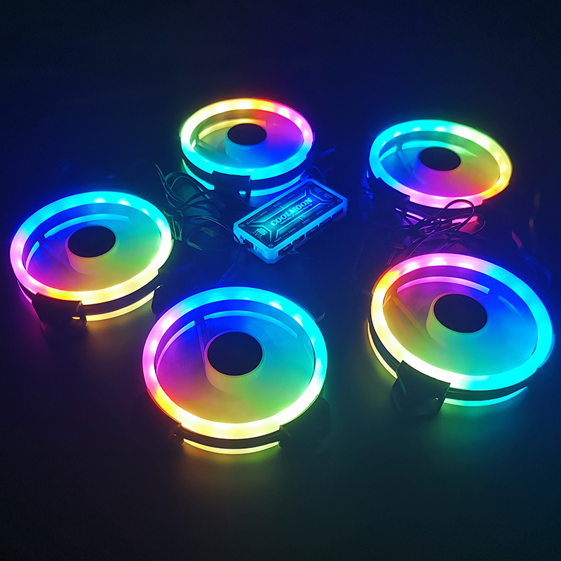 Coolmoon製 PCケース用冷却ファン。IRリモコン付き - Case Fan Controller のレビューと価格