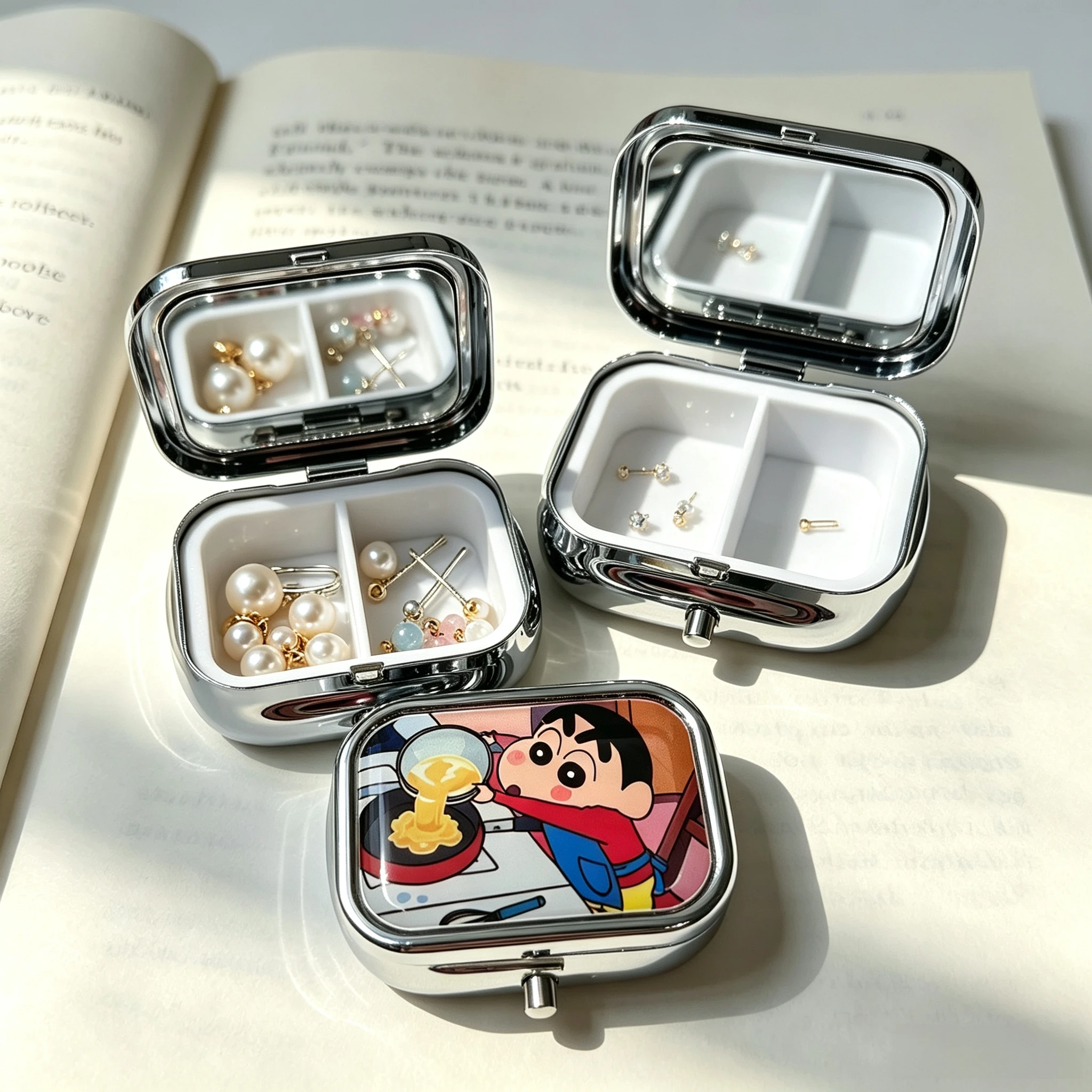 人気アニメ「クレヨンしんちゃん」のミニサイズの密閉式金属製缶 - Case Fans のレビューと価格